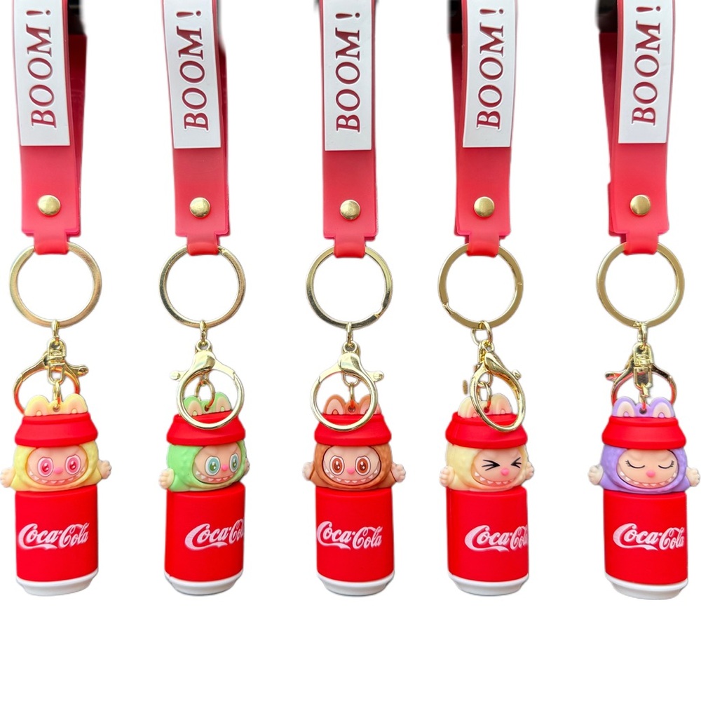 Coca Cola Lafufu “Labubu” Keychain Bag Charm Coke ❤️🥤